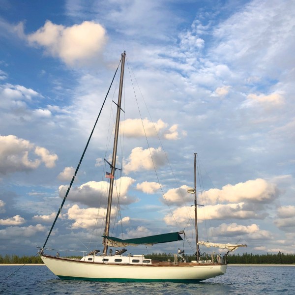 a small boat in a large body of water