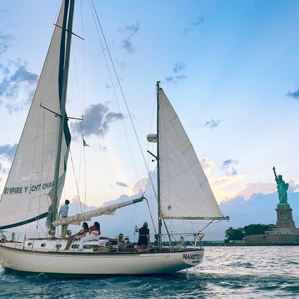a large ship in the water